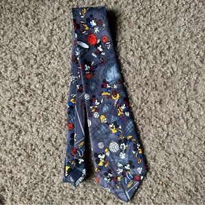 VTG 90s Disney Mickey Unlimited By Balancine Sports Neck Tie